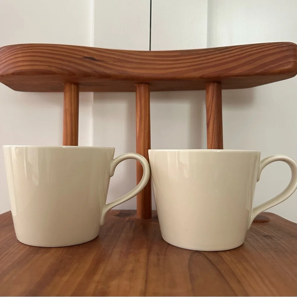 Set of 2 CRATE & BARREL MARGO DESIGNED BY B. EIGEN Mug Cups Coffee Tea